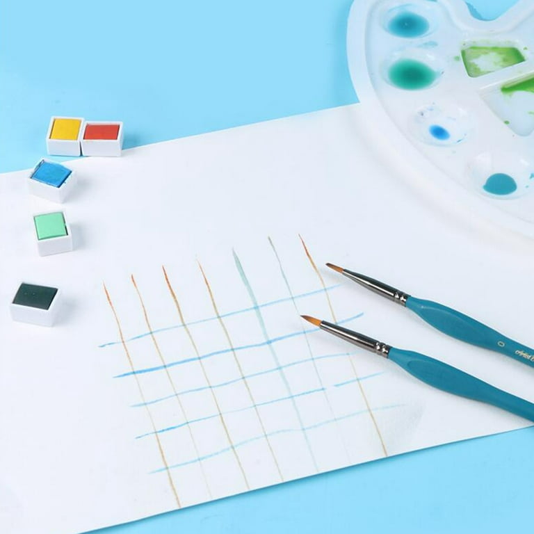 Pro Miniature Detail Paint Brush for w/ Ergonomic Handle for Painting Kids  Adult 