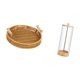 thumbnail image 5 of Elegante Cesta De Frutas De Escritorio Y Organizador De Pajitas, Cuenco Multiusos Para Servir Refrigerios Con Soporte Transparente Para Pajitas, Ideal Para Encimeras Y Almacenamiento De Brochas, 5 of 8