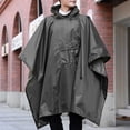 thumbnail image 3 of Primegos Poncho de Pluie 3-en-1 avec Capuche et Poche Imperméable Léger Unisexe, 3 of 8