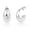 Silver, variant on Hoop Earrings for Women Gold Silver Plated Star Stud Open C Shape Sterling Silver Post 14K Gold Filled Small Huggie Hoops Hypoallergenic Everyday Jewelry Birthday Gift