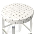thumbnail image 3 of Pofeuu Anchors Print Round Bar Stool Covers - Super Soft and Washable Elastic Stool Cushion Slipcover Easy Clean Velvet-14 inch, 3 of 7