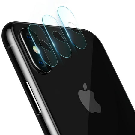 - iPhone X Camera Lens Protector (Pack of 3) – Ringke Invisible Defender Tempered Glass Protective 9H Hard Dual Lens Protective Full Clear Shield, HD Anti-Scratch Shatter Resistant for iPhone 10
