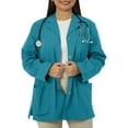 thumbnail image 6 of Panda Uniform by HeedFit Women’s 32" Colored Lab Coat – Custom Fit Medical Lab Coat, Multi-Color 12XL Teal, 6 of 8