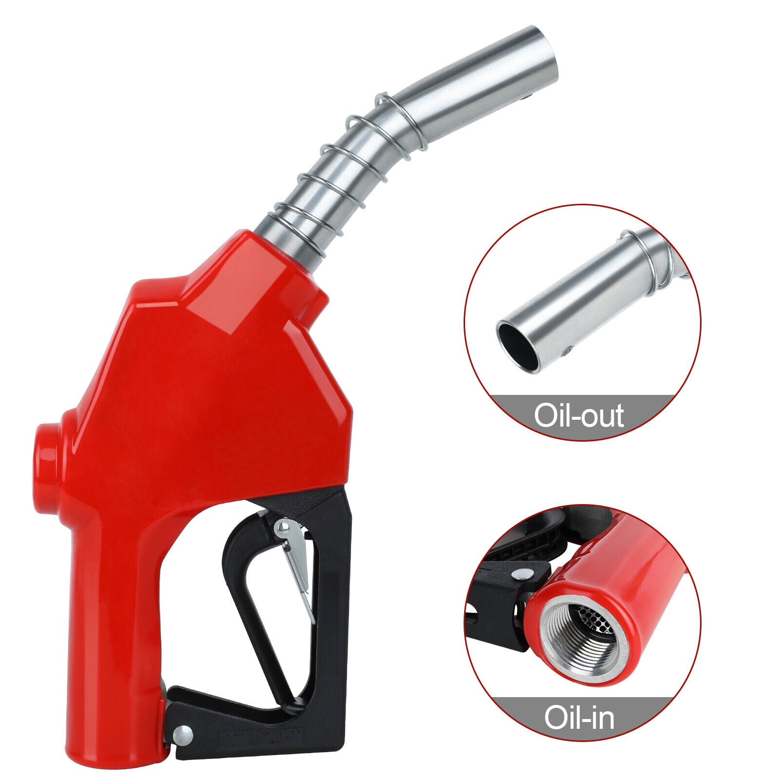 Rocita 1" NPT Automatic Fuel Nozzle, Auto Shut Off, Diesel Kerosene