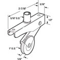 thumbnail image 2 of Prime Line Products 5574793 Sliding Screen Door Roller Steel, 2 of 2