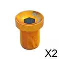 thumbnail image 1 of Perno de brazo de manivela de bicicleta,Perno de brazo de manivela de bicicleta Reemplazo de fijación hueca,Perno de biela de bicicleta M15 Aleación de aluminio para exteriores,Tornillo de, 1 of 8