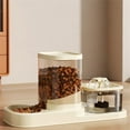 thumbnail image 2 of Cat Water Dispenser with Circulating Automatic Flow, Drinking Bowl, Feeding and Watering All-in-One 2-in-1 Pet Device, 2 of 7