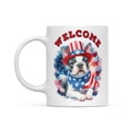 thumbnail image 2 of Boston Terrier Patriotic Welcome for 4Th of July Independence Day Mug Gentleman Dog Lover Gifts Coffee Tea Cup - 00010, 2 of 4