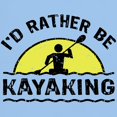 thumbnail image 3 of CafePress - I'd Rather Be Kayaking Light T Shirt - Men's Classic Graphic T-Shirt, 3 of 4