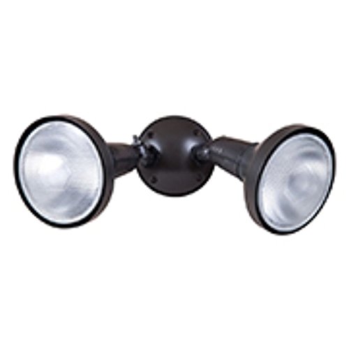 Utilitech 8 25 In 2 Head Halogen Bronze Switch Controlled Flood Light Walmart Com Walmart Com