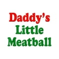 thumbnail image 2 of [100% algodón] Camiseta italiana divertida de Daddy Little Meatball, 2 of 7