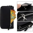 thumbnail image 4 of Crossbody Cell Phone Bag for Women Vegan Leather Wristlet Wallet Purse Card Cash Holder, 4 of 9