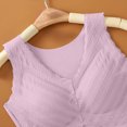 thumbnail image 5 of CBASIHI Womens Plus Size Thermal Tank Tops with Built in Bars- Womens Plus Size Thermal Tank Tops with Built in Bars Hot Pink Size 3XL, 5 of 8