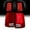 Chrome Housing With Red Clear Lens, variant on AKKON - For 2009-2018 Dodge Ram [Halogen Type] Black Smoked LED Light Lube V2 Tail Lights Rear Brake Lamps Pair