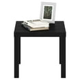 thumbnail image 4 of SONGMY Classic Homey Square Parsons Side End Table, 1-Pack, Black, 4 of 6