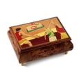 thumbnail image 1 of Sports Theme Wood Inlay:Basketball - Collectible Musical Jewelry Box - Joy to the World - SWISS, 1 of 2