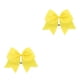 thumbnail image 3 of Sonducket Banda para el cabello grande Bowknot Grueso Elástico Coleta Titular Multicolor Amarillo 2piezas, 3 of 6