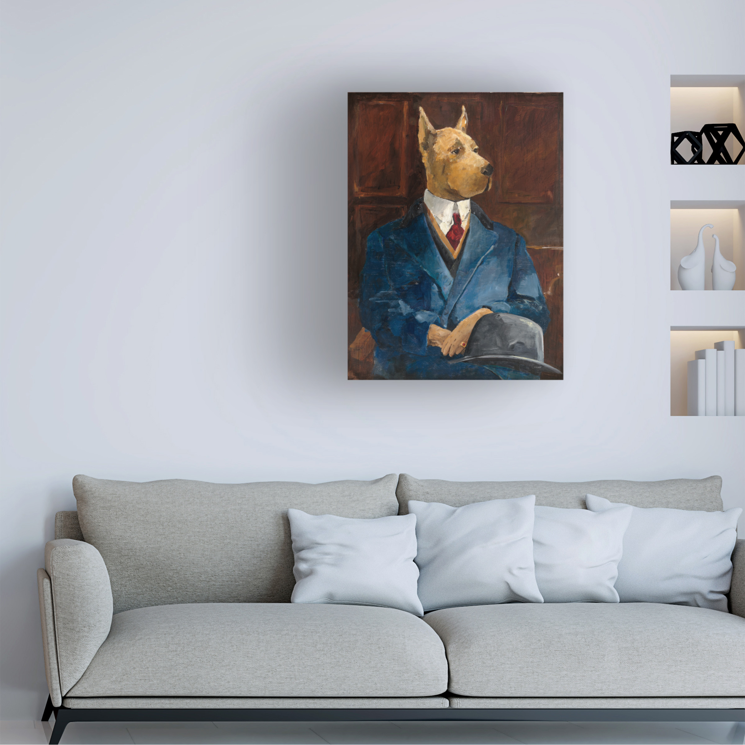 Avery Tillmon 'Inspector Dogleash' Canvas Art