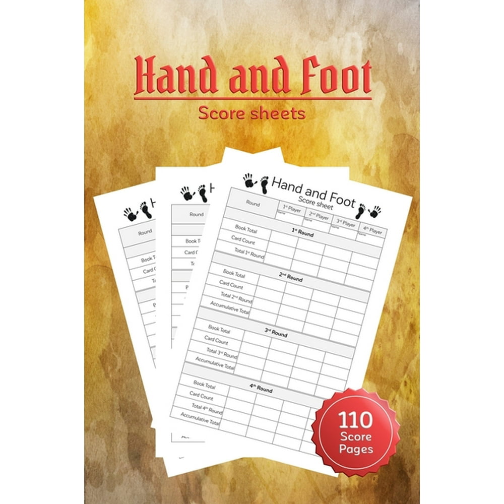 Hand And Foot Score Sheets Hand And Foot Score Sheets Canasta Style