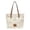 White, variant on Women Casual Beach Tote Bag, Straw Beach Bag Fashion Shoulder Bag Crossbody Bag, For Beach Picnic Vacation