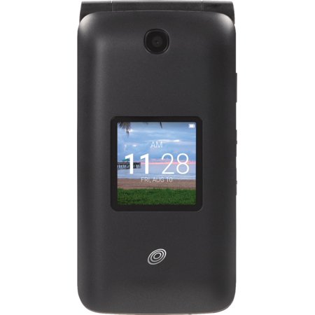 Total Wireless Alcatel MYFLIP, Black Flip phone, Prepaid, 4GB, Brand New