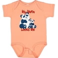 thumbnail image 3 of Inktastic My Nana Loves Me Panda Boys or Girls Baby Bodysuit, 3 of 5