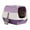 Purple, variant on Cat Litter Box,Cat Urine Litter Box,Enclosed Litter Box with Front Door Flap and Scoop,Covered Kitty Litter Box with Handle and Buckles for Portability and Privacy,Enclosed Kitty Litterbox High Wall