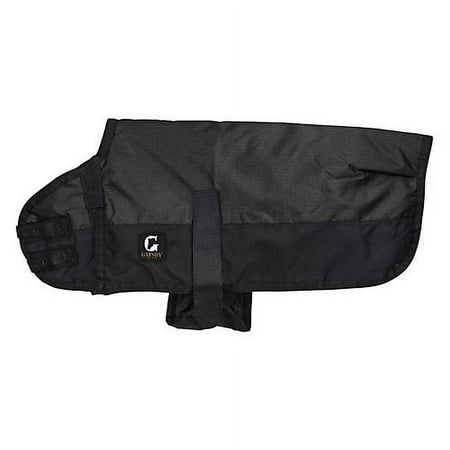 UPC: 0840875071275 | Gatsby 600D Ripstop Waterproof Dog Coat XS Black