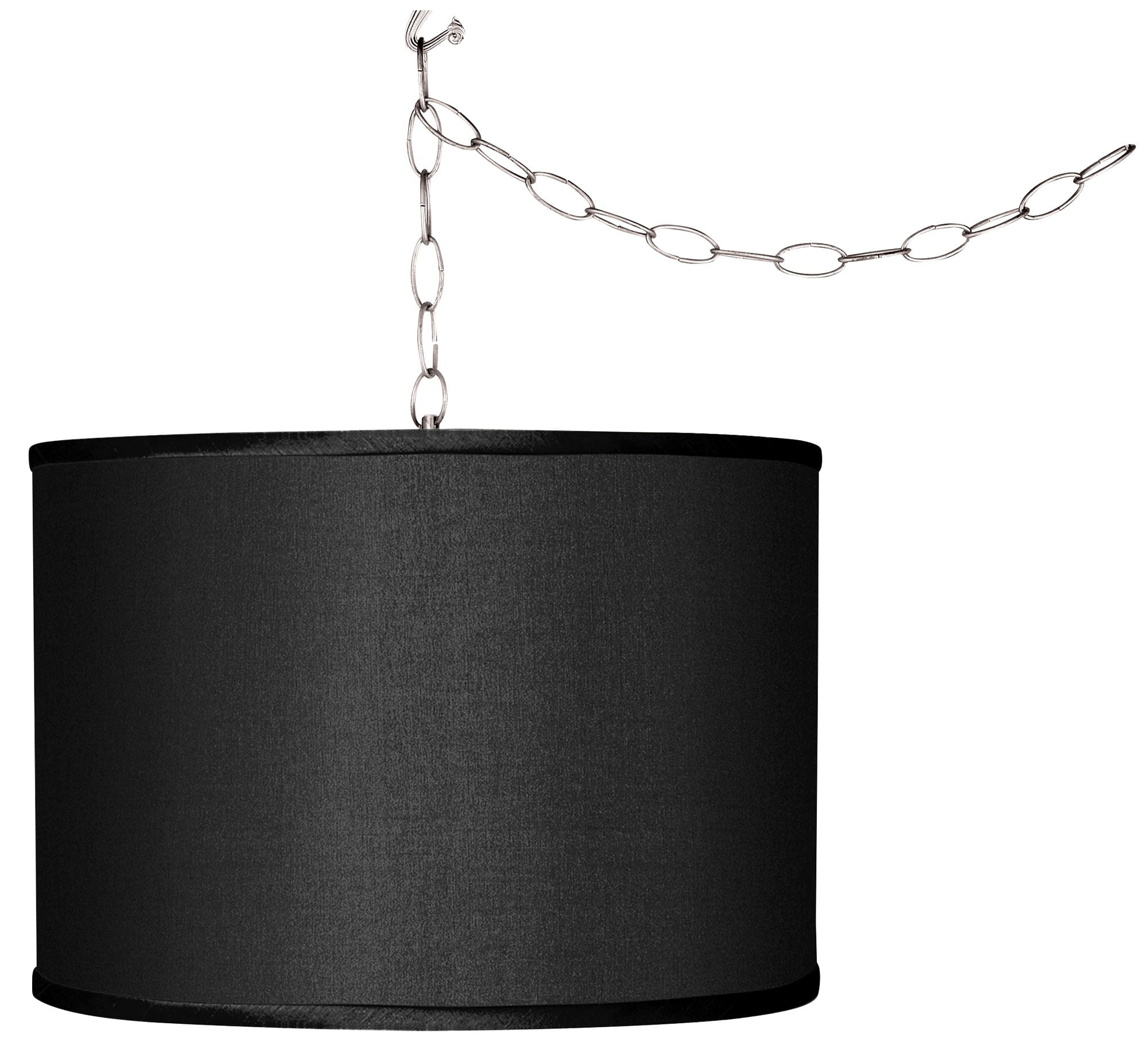 Pendant Grey Table Lamp Handmade Linear Stem  Drum Lampshade Ceiling Light