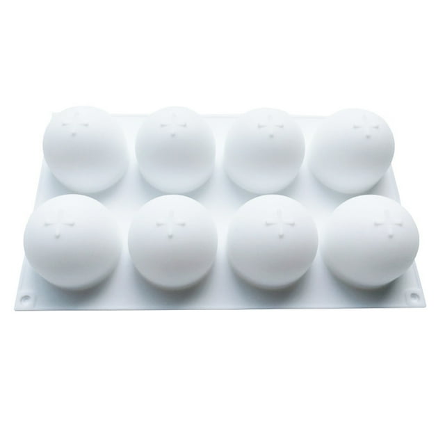 VONKY Silicone Ball Shape Mold Portable Replacement DIY 8 Grid Home Kitchen Bakery Mousse Dessert Baking Mould Accessories