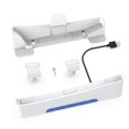 thumbnail image 1 of For Slim Game Console Horizontal Storage Stand Portable Flat Stand with 4 USB2.0 Ports Multi-Function Stand, 1 of 5