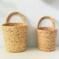 thumbnail image 6 of Boho Seagrass Woven Storage Basket, Wall Hanging Baskets Organizer, Garden Planter Basket, 1PC, 6 of 8