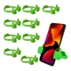 thumbnail image 1 of 10 Pz Soporte Manitas Base Porta Celular Ok Like Mayoreo Color Verde, 1 of 8