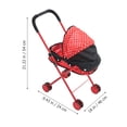thumbnail image 2 of Baby Doll Stroller Baby Stroller Dolls Play Stroller Doll Stroller Toy Realistic Doll Stroller, 2 of 8