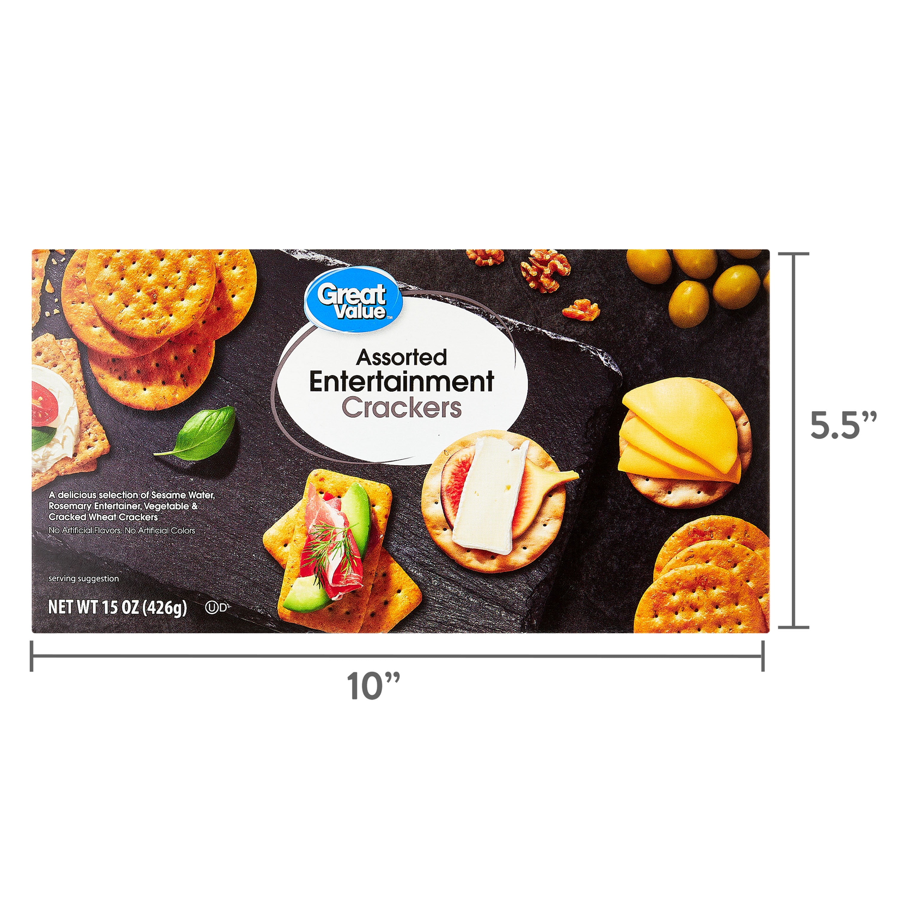 Great Value Assorted Entertainment Crackers, 15 oz