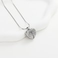 thumbnail image 4 of Openable Wing Heart Urn Pendant Cremation Jewelry for Ashes Keepsake Memory Necklace Photo Holder Memorial Jewelry, 4 of 8