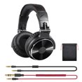 thumbnail image 1 of Auriculares Auriculares ajustables con cable 3.5 mm 6.35 mm Auriculares portátiles estéreo para teléfono portátil, Negro Inevent EL000346-01B, 1 of 7