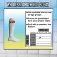 thumbnail image 7 of SOCKS'NBULK USA Pride Wholesale Cotton Socks For Men Woman Children, American Themed Socks (Kids (6-8) Tube, 48), 7 of 7