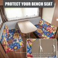 thumbnail image 2 of XYZCANDO Mandala Pattern Print RV Dinette Cushions Camper Accessories Universal Furniture Covers Washable Cushion Covers for Couches and Sofas Loveseat Slipcovers for RV Camper Car Bench Girls, 2 of 6