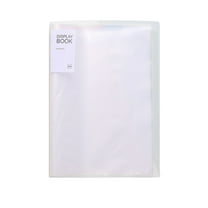 A4 Presentation Book with Plastic Sleeves, 20 Top-loading Sheet Protectors for Documents & Artwork, Non-stick & Easy Clean Archival Safe Pages for Certificates, Photos, and Professional