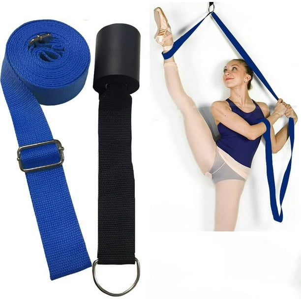 Leg Stretch Band - to Improve Leg Stretching - Easy Install on Door -  Perfect Home Equipment for Ballet, Dance and Gymnastic Exercise Flexibility Stretching  Strap Foot Stretcher Bands 