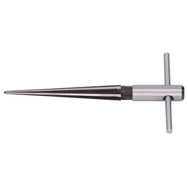 Tapered Reamer For Metal, Fine Workmanship T Shape Handle Small Volume High Speed Steel Reamer For Outdoor For Woodworking Chamfering