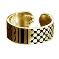 thumbnail image 1 of SharkTRUE Palestinian Kiffeyeh Ring: Symbolic, Unique, High-Quality Statement Piece, 1 of 8