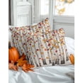 thumbnail image 2 of Fall Throw Pillow Covers&nbsp;16x16 Inch Set of 2 Watercolor Maple Leaves Decorative Pillow Covers Tree Forest Cushion Cover Pillowcase for Sofa Couch Bed Home Decor, 2 of 9