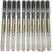 MUJI Gel Ink Ball Point Pen 05mm Black color 10pcs