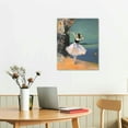thumbnail image 2 of WERPE Edgar Degas Canvas Art Prints The Dancer on the Stage Degas Ballerina Poster Impressionist Oil Paintings Degas Wall Art for Living Room Office Bedroom Decor Unframed Cool Poster 12x16 in, 2 of 4