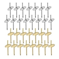 30pcs Picture Hangers Iron Nail Hooks Photo Hanging Nails Drywall Hook Hangers
