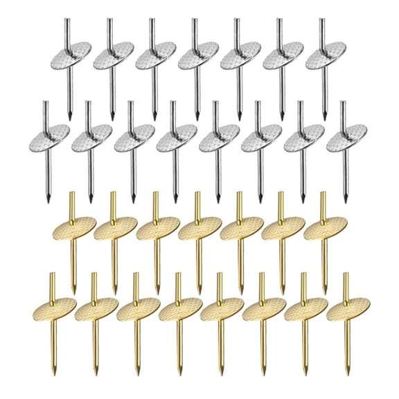 30pcs Picture Hangers Iron Nail Hooks Photo Hanging Nails Drywall Hook Hangers