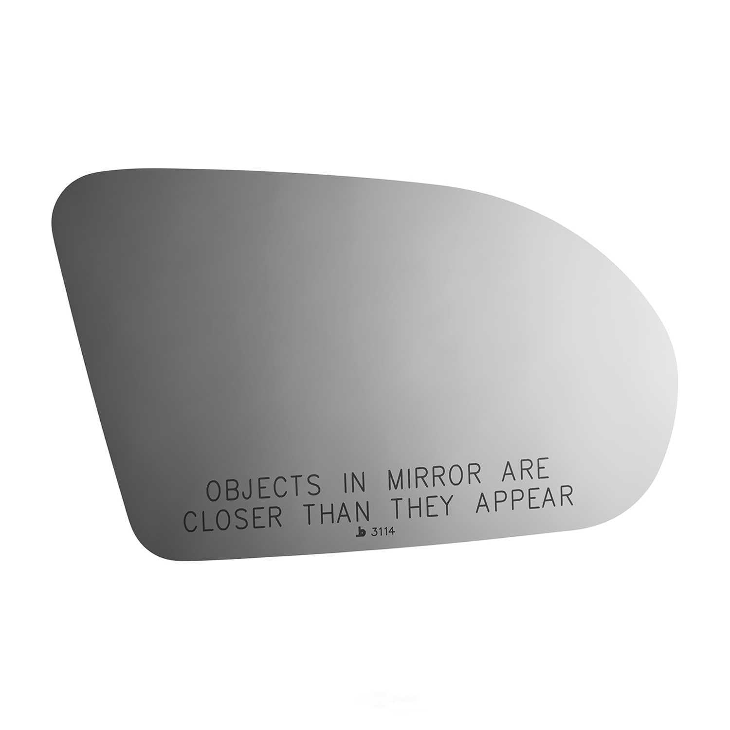 Burco Side View Mirror Replacement Glass - Clear Glass - 3114