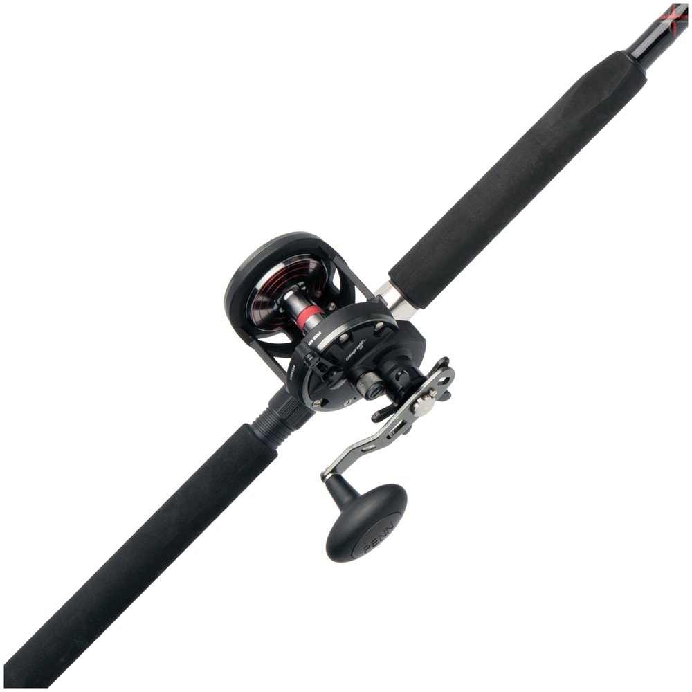Penn Warfare Level Wind Conventional Reel and Fishing Rod Combo